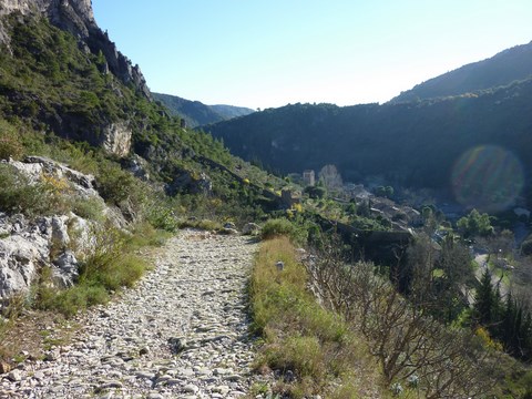 randonnée à Saint-Guilhem-le-Desert