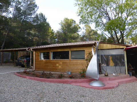 atelier de sculpture à La Genestiere